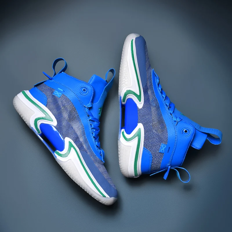 Classic brand basketball training shoes, comfortable and non-slip fitness basketball shoes, mid-top basketball shoes.