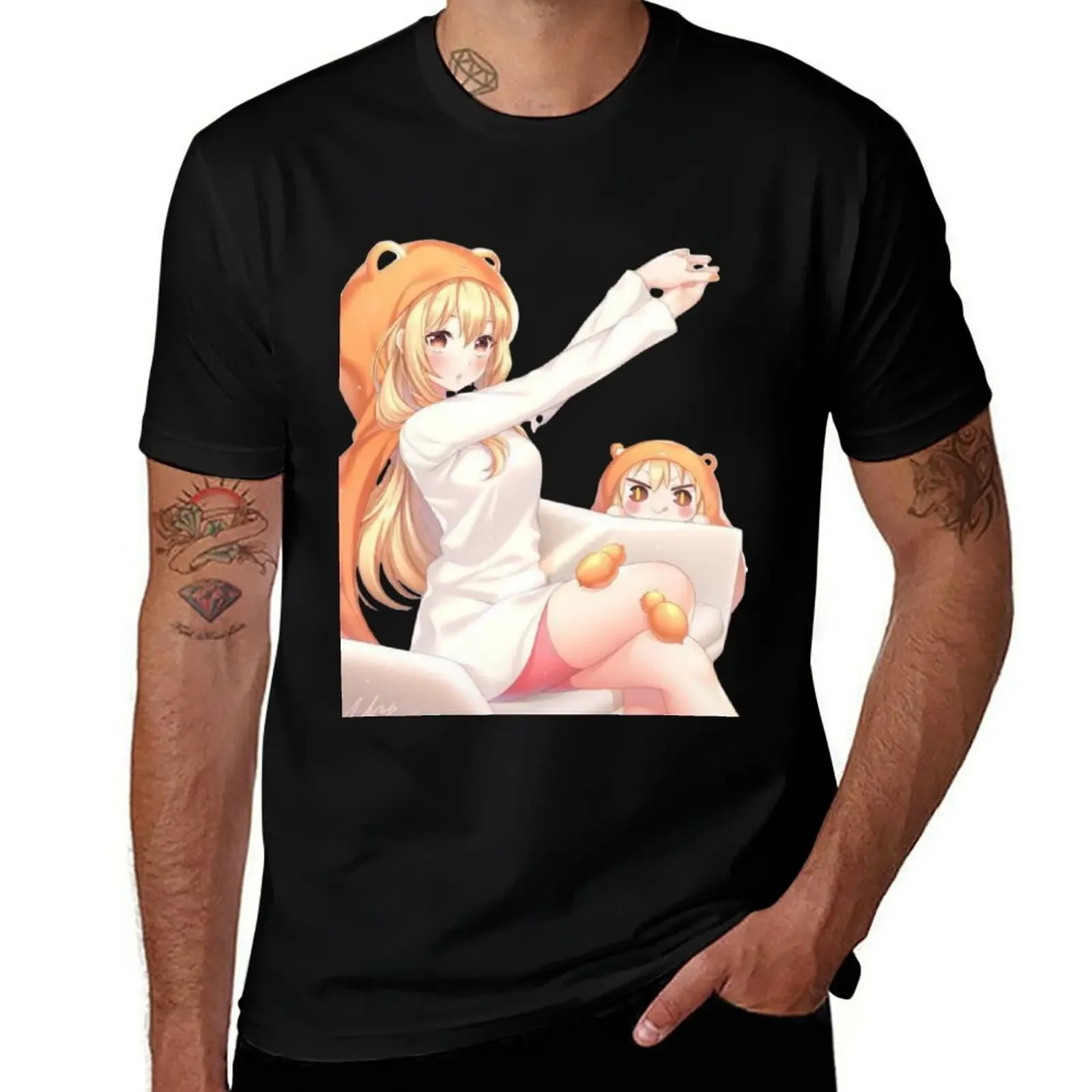 

umaru chan T-Shirt vintage graphic tee tops mens graphic t-shirts hip hop