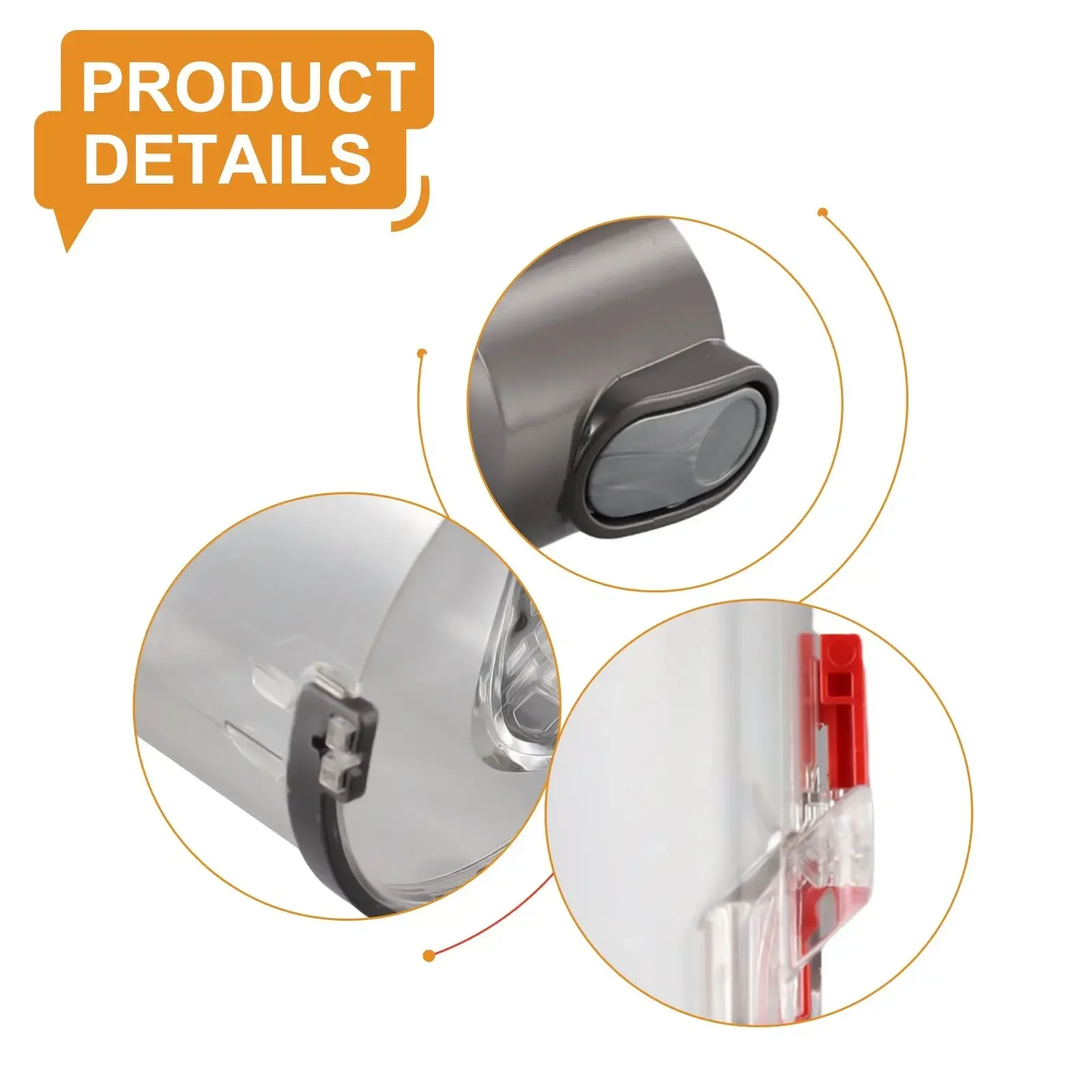 

Upgrade Your Vacuum Cleaner with this Replacement Dust Bin Suitable for Dyson DC58 DC61 DC59 DC62 SV03 HH08 SV07
