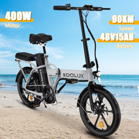 eu warehouse dropshipping high-quality electric bicycle 400W two-wheeled ebike adult folding portable long-life electric bicycle