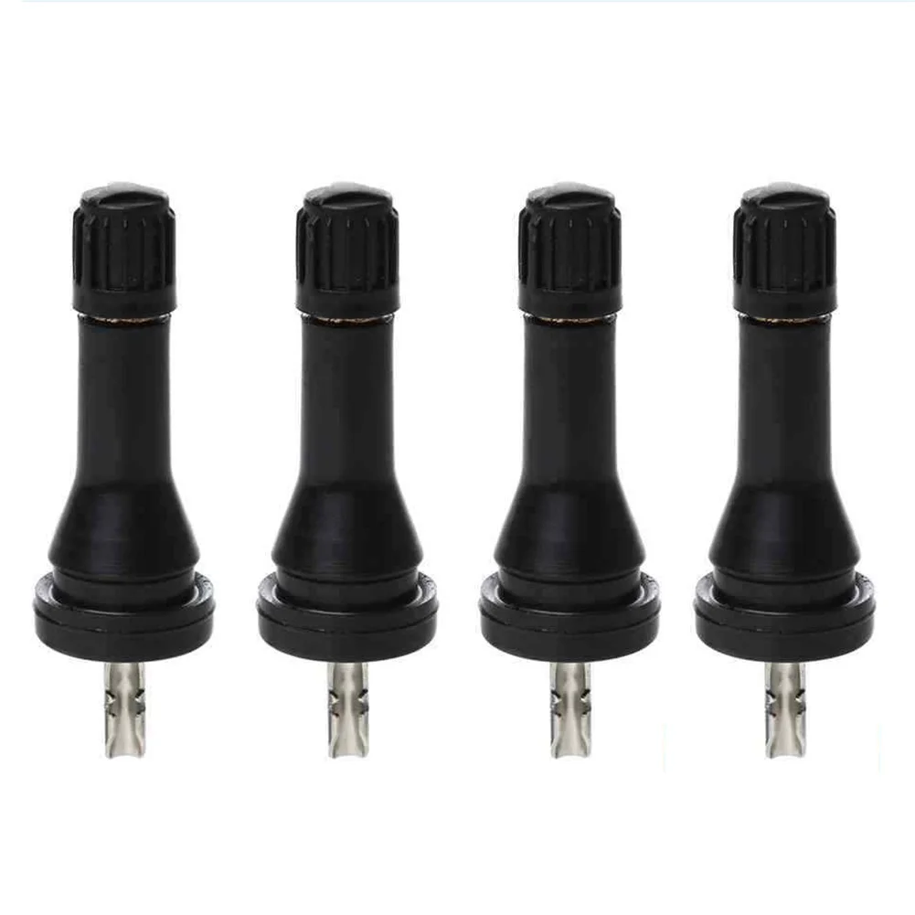 4pcs For Nissan TPMS Snap-In Rubber Valve Stem Valve Stems Tyre Stem Caring TPMS Tyre Pressure Sensor Valve For Qashqai