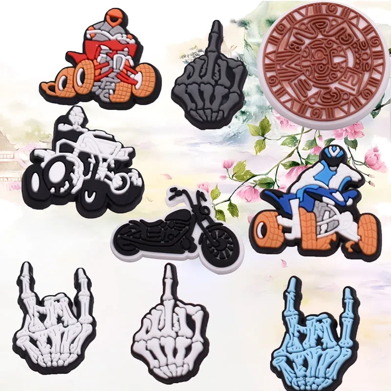 

Shoe Charms for Crocs Accessories Kart Racing Shoes Charm for Croc Decorations Pins Men Accessory Jeans Woman Clogs Clips Badges