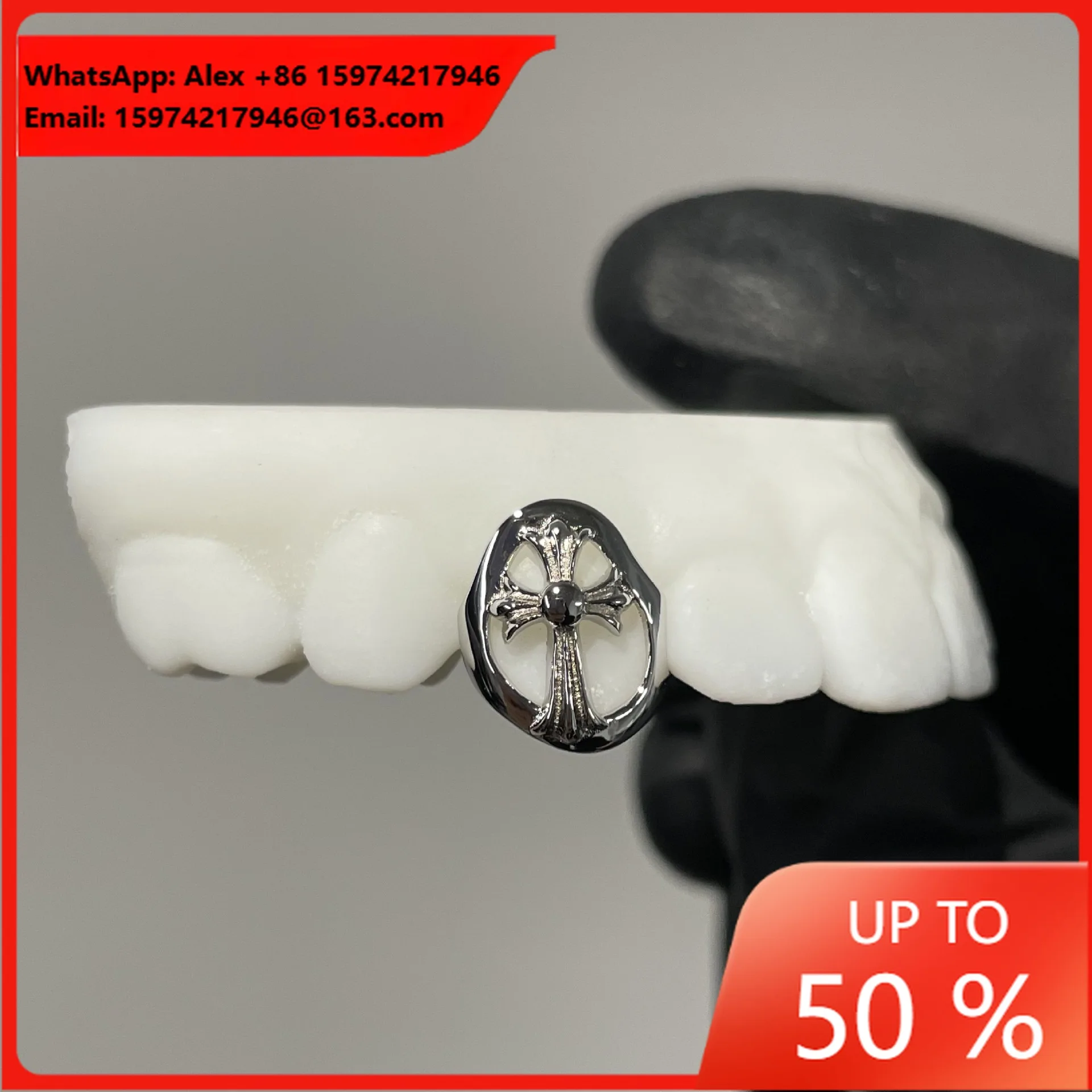 Cross Window Grill Top 1 European And American Cross-border Hot-selling Grillz