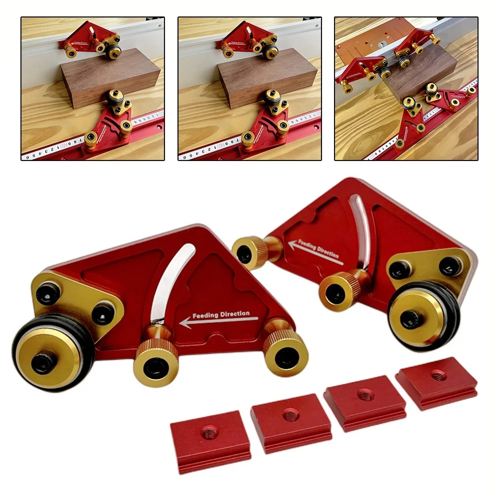 Flexible Adjustments Aluminium Feeder Profile for Woodworking Router Table Suitable for Different Workstations