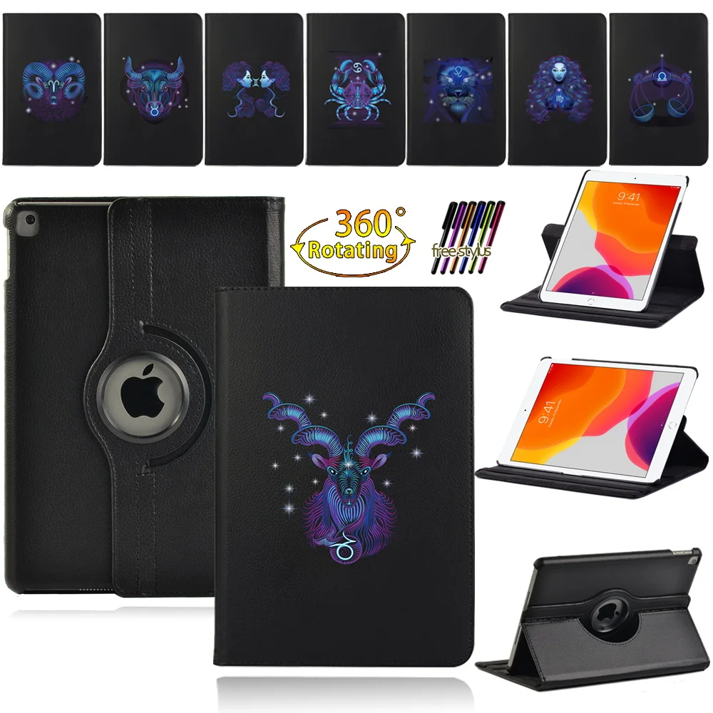 

Tablet Case for Apple Ipad Mini 5 4 3 2 1/ipad 2/3/4/IPad 5/6/7/8th 10.2" 360 Rotating Flip Leather Stand Cover Protective Shell