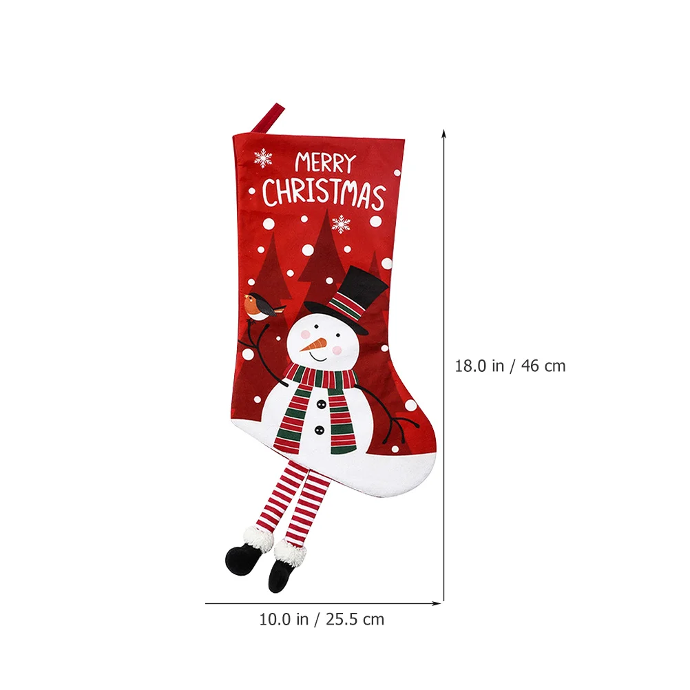 

Christmas Tree Hanging Ornament Xmas Stocking Decor Gift Bag For Holiday Party Festival Decoration Pendant