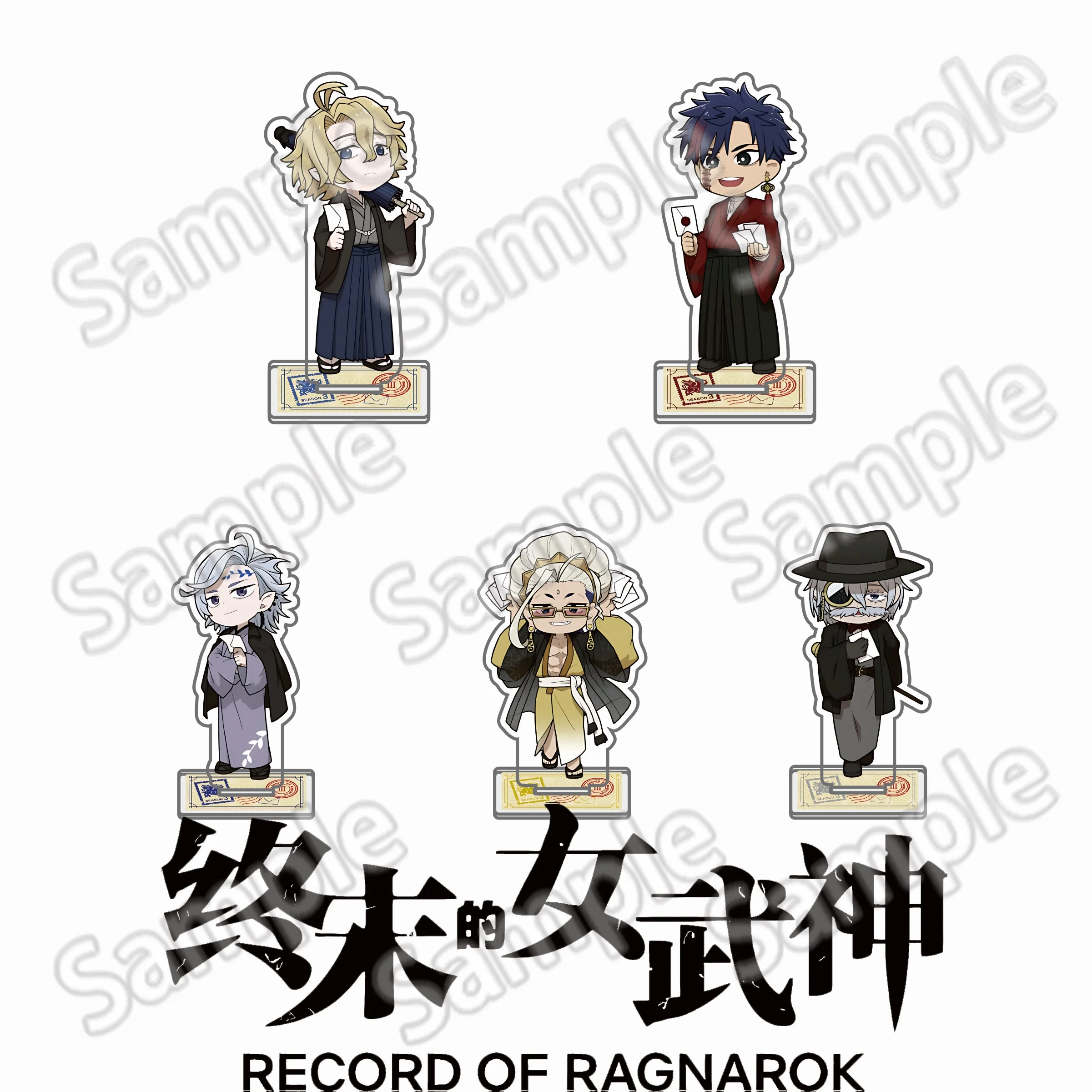Record of Ragnarok Acrylic Standee - Hades Poseidon Qin Shi Huang Buddha Jack the Ripper Figure Desktop Decor keychain