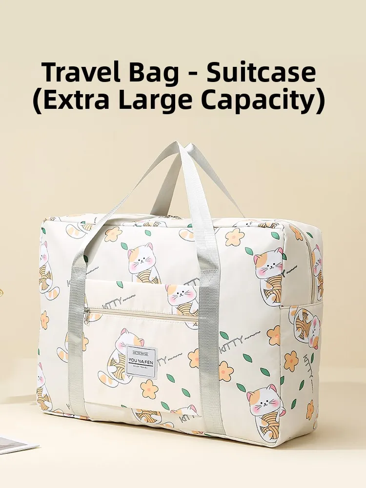 

Большая вместительная легкая сумка-тележка для коротких поездок, деловых поездок, студентов, милая и практичная сумка для хранения вещей