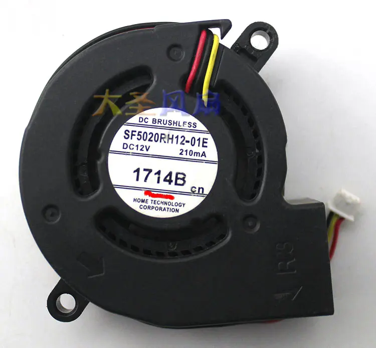 

Original Cooling Fan for Projector SF5020RH12-01E SF5020RH12-02E DC12V 210mA