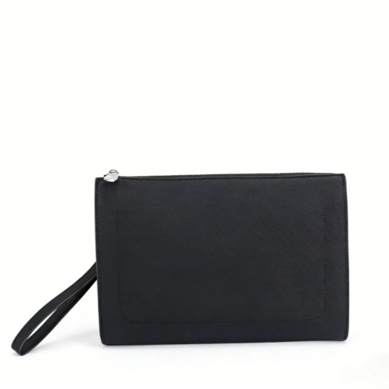 Mens Clutches Luxury High Quality Leather Envelope Clutch Bag Business Simple Large Capacity Card Holder Daily Office Casual