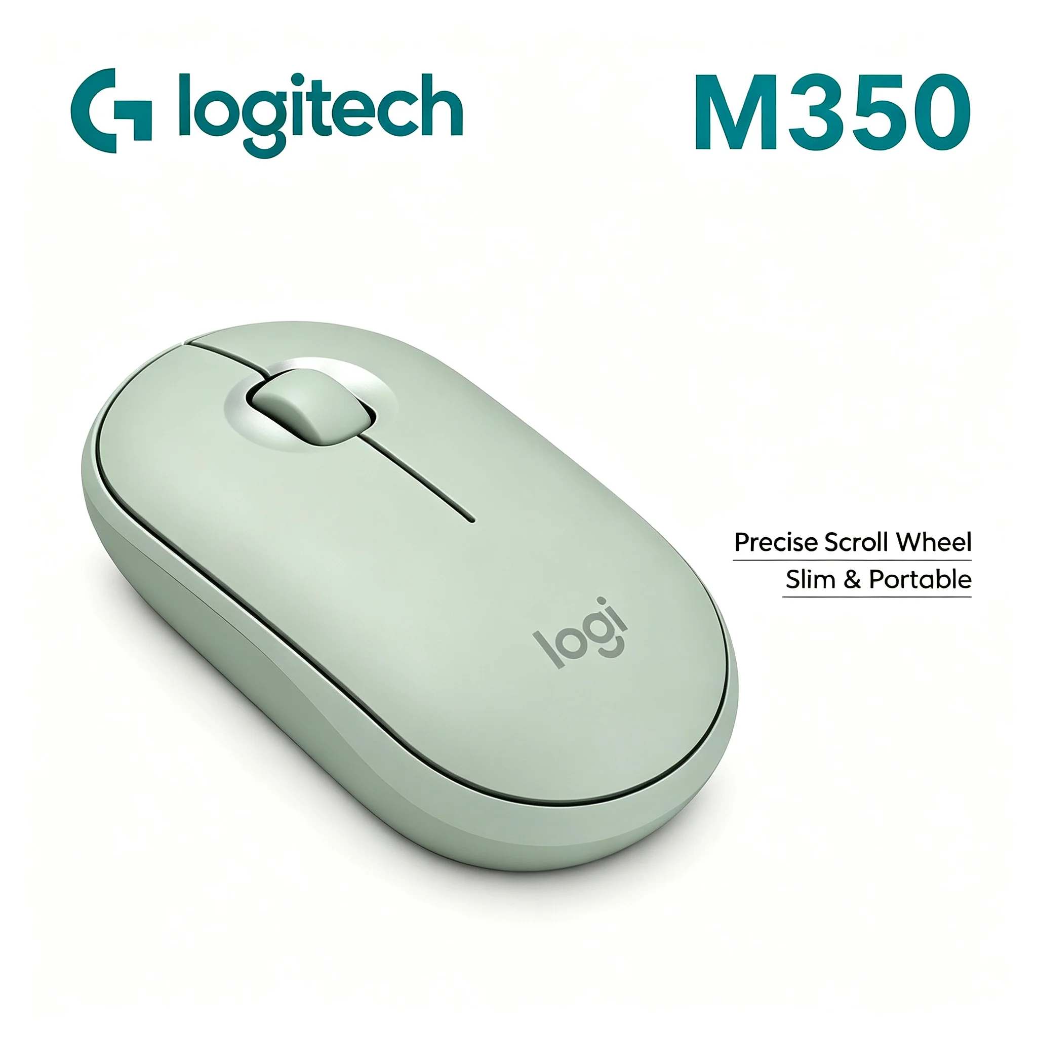 Logitech M350 Portable Wireless Mice Silent Buttons Long Battery for Office Laptop Use