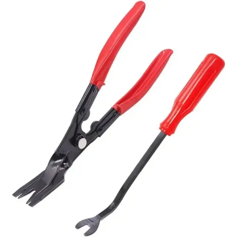 

1set Portable Durable Car Clip Pliers Tool Set Fastener Remover Retainer Clip Trim Rivet Removal Tool