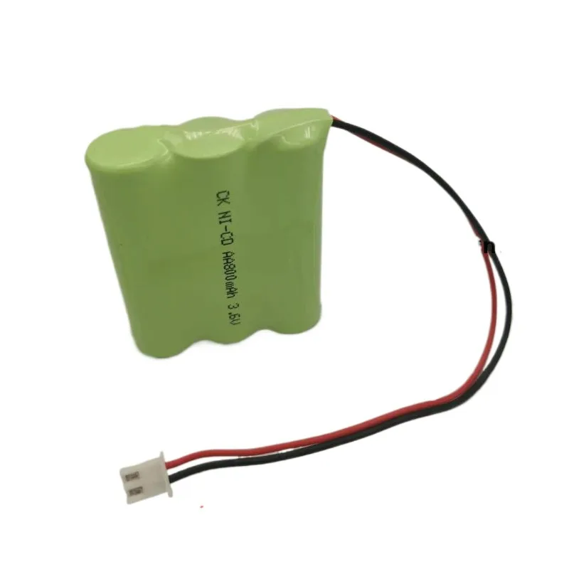 NI-MH Battery Pack 3.6V 1500mAh 2000mAh 2300mAh 2500mAh For Lighting Fixture Fire Emergency Light Rechargeable Batteries