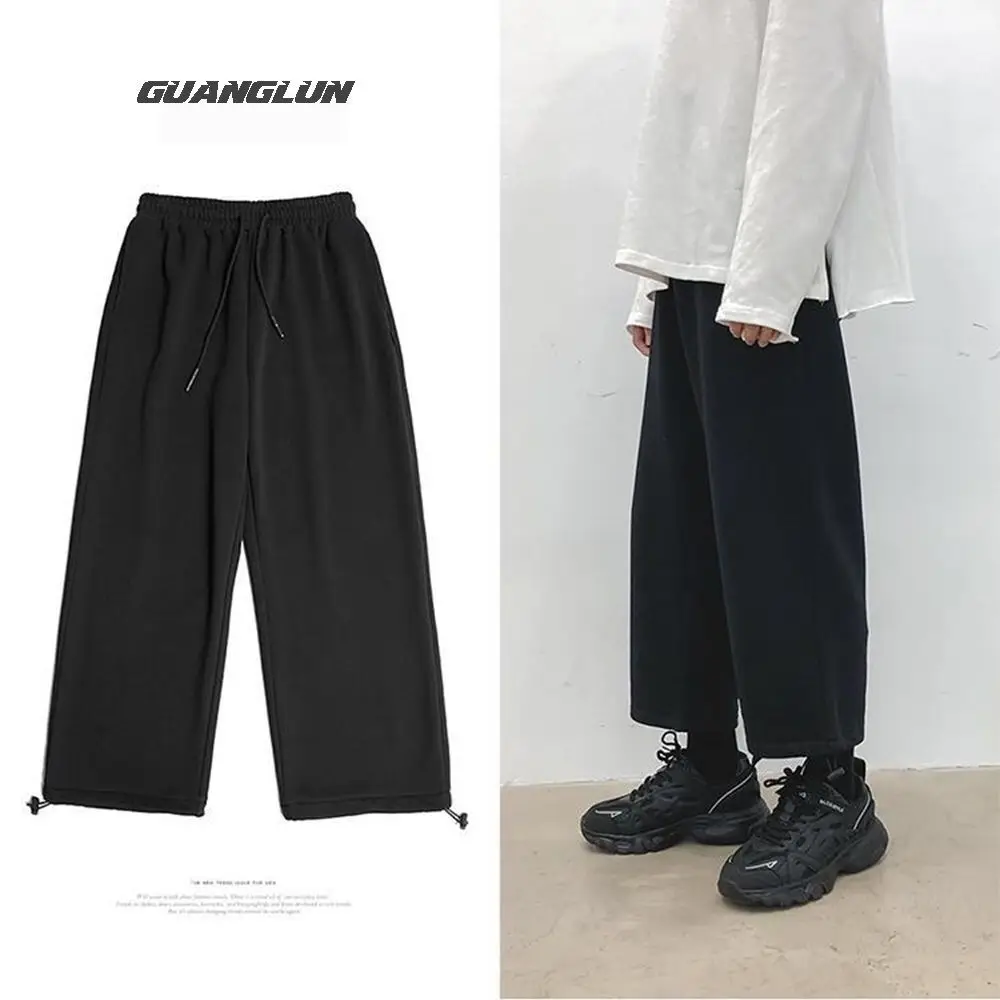 

Men's plus Size ey Sweatpants Spring Summer Autumn Loose Fit Casual Spor Straight Leg Trousers Hip Hop Sle Youthful Energy