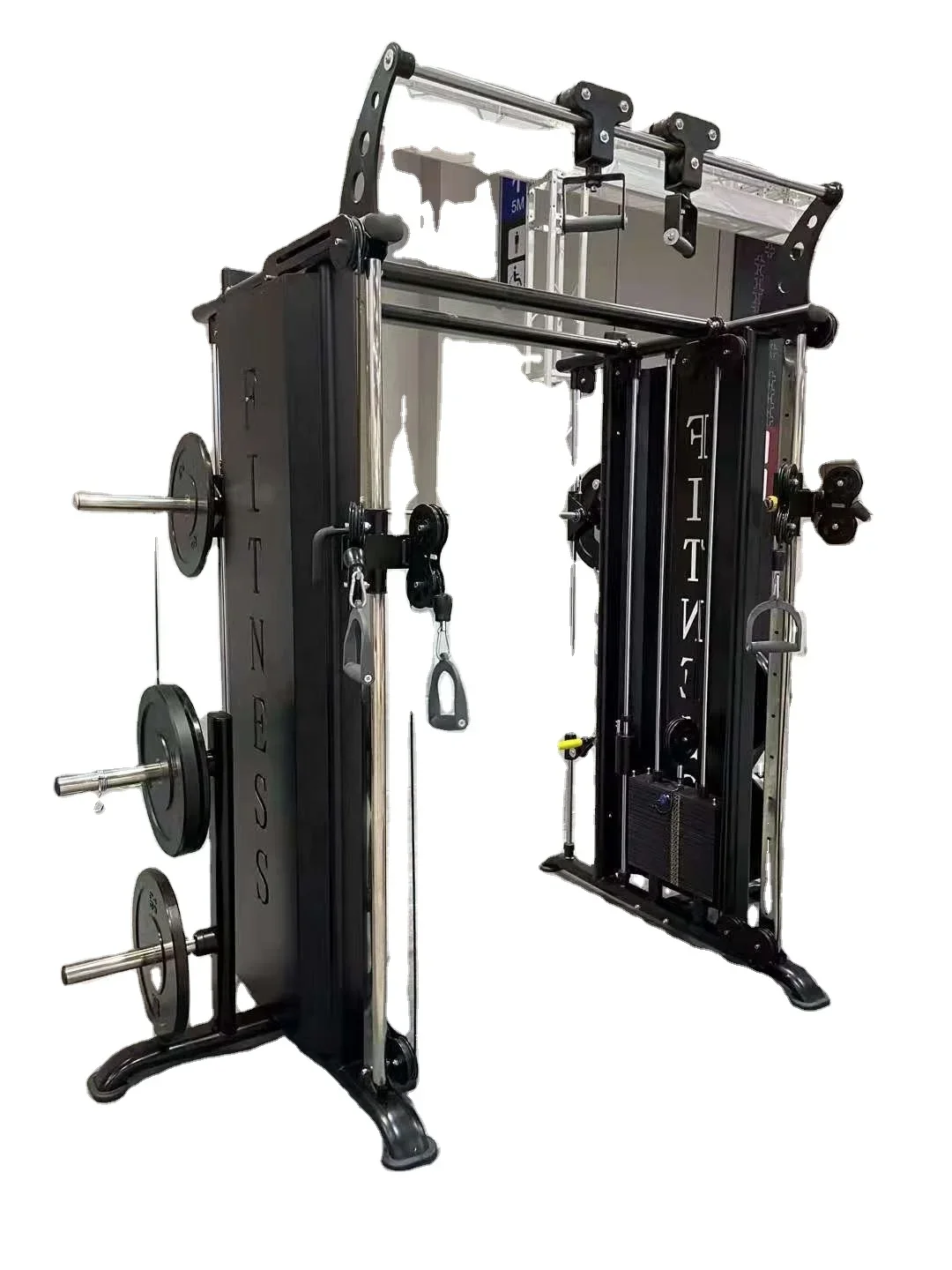 China multifunctional fitness equipment gym professional strength training small bird Smith integrated trainer