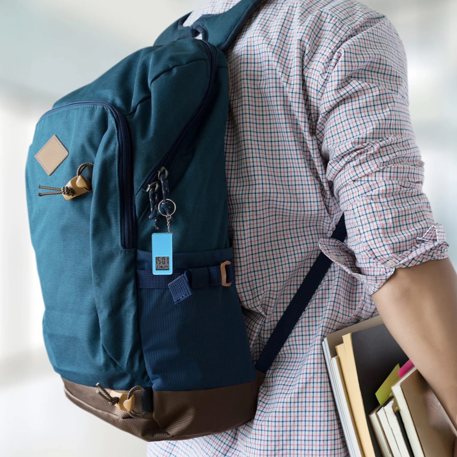 

3Pcs Watches Keychain Portable Hanging Small Nurse Watches for Students Kids Clear Display Watch