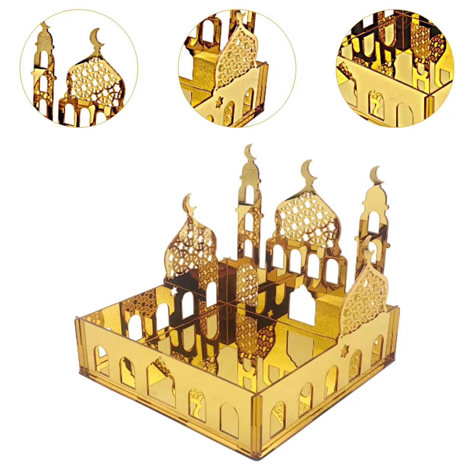 Ramadan Tray Ramadan Gift Storage Container for Wedding Home Celebrations