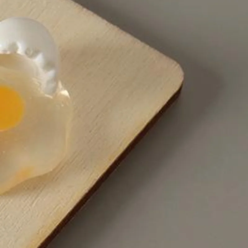 

1:12 Dollhouse Mini Egg Frying Pan Kitchenware Model Dollhouse Kitchen Scene Accessories Children Pretend Play Toys Kit