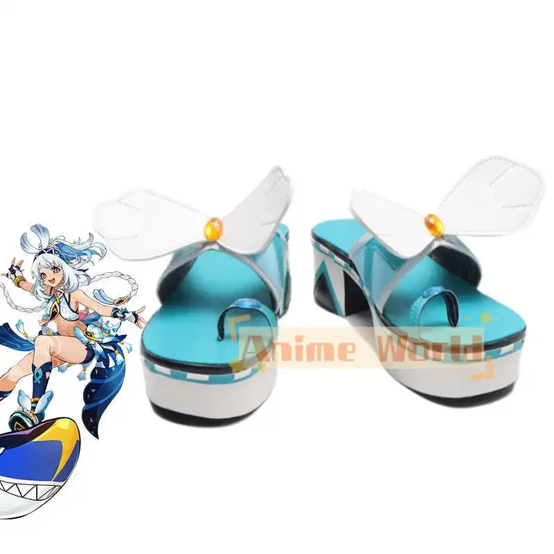 

Genshin Impact Mualani Cosplay Shoes Halloween Carnival Boot Custom Made