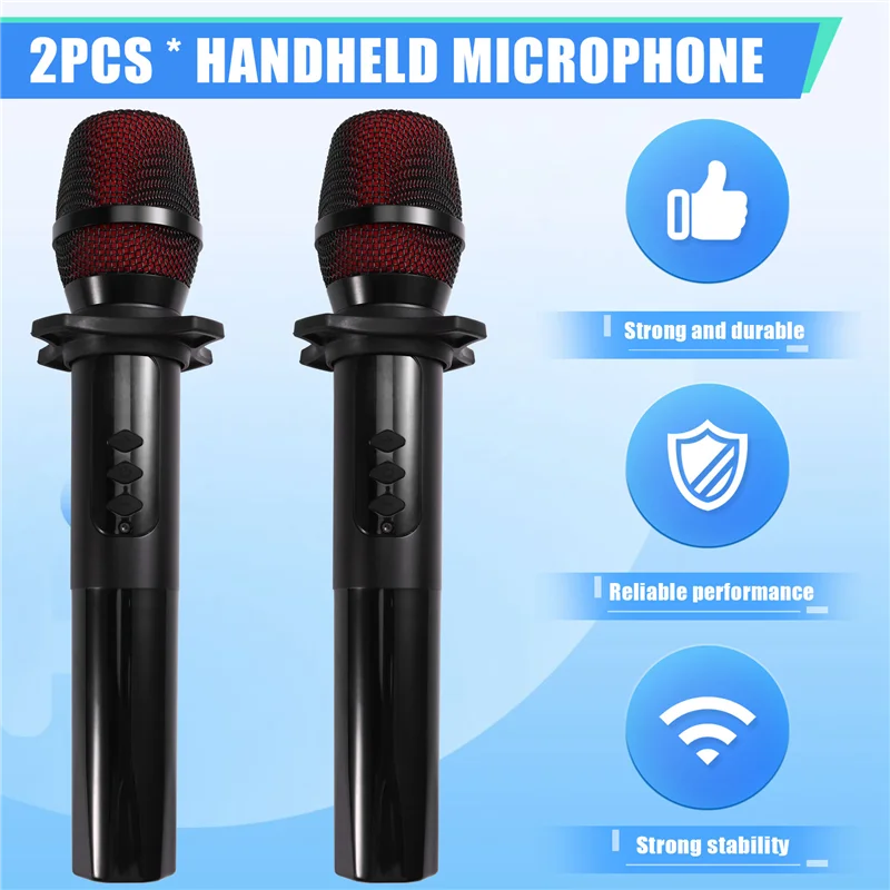 

New!UHF Wireless Rechargeable Microphone Expander 6.5Mm Microphone Mixer Multi-Channel Input Expander