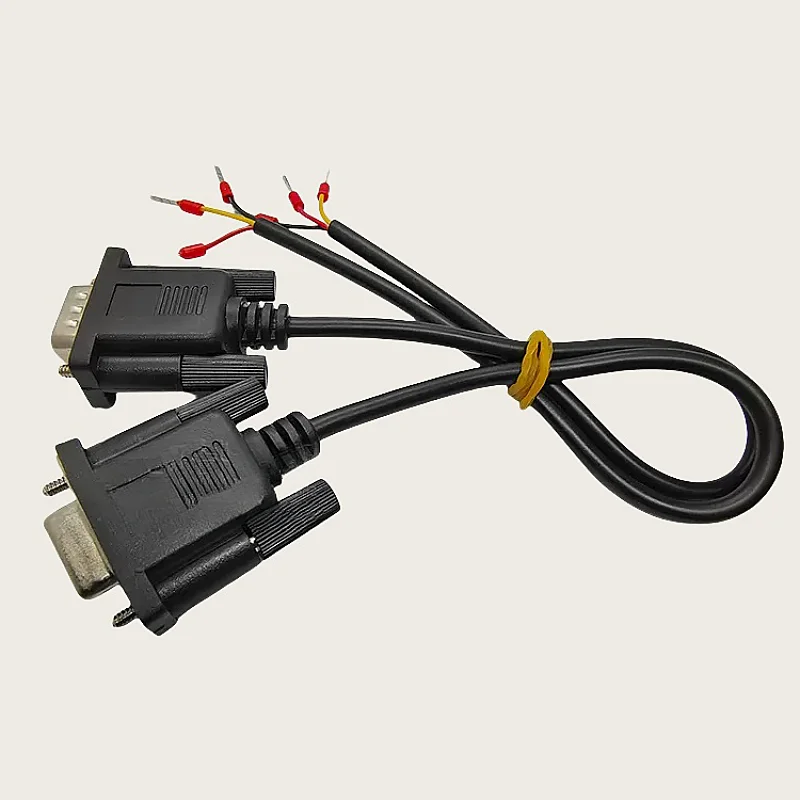 DB9 serial port cable, COM port male and female signal cable, 9-pin adapter terminal RS232/485