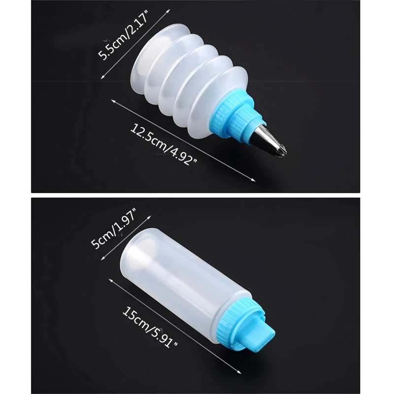 Food Coloring Cake Decorating Squeeze Bottles with Nozzle Food Grade Plastic Drop shipping