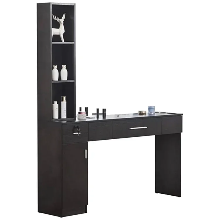

Wholesale Price Barber Shop Mirror Table Hair Salon Mirror Table Wholesale Beauty Salon Furniture Station