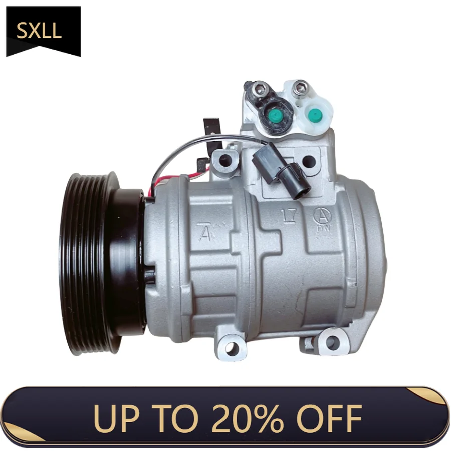 

SXLL OEM/ODM Automotive AC Parts OE 977012E300 977012E301 for KA007 2.7 6pk 125mm Air Conditioning Compressor