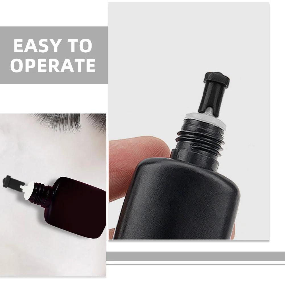 60 uds botella de extensión de pestañas pines agujas de prevención de obstrucciones para contenedores de pegamento accesorios de pestañas reutilizables de alta calidad