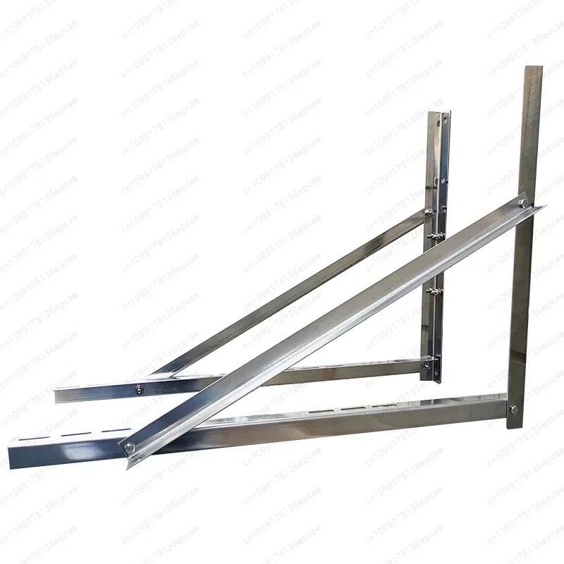 Steel air conditioner external unit side-mounted bracket lengthened and thickened special installation hanger 1P 1.5P 2P