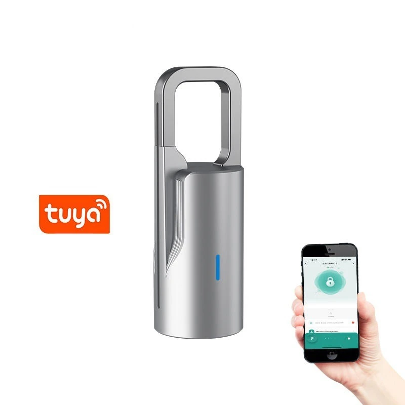 Smart Fingerprint Padlock Mini Fingerprint Luggage Lock Student Dormitory Cabinet Door Lock Schoolbag Luggage Lock