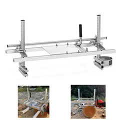 Portable Chainsaw Mill Planking Milling 36 48 Inch Guide Bar Wood Lumber Cutting Chainsaw Mill Open Plate Frame