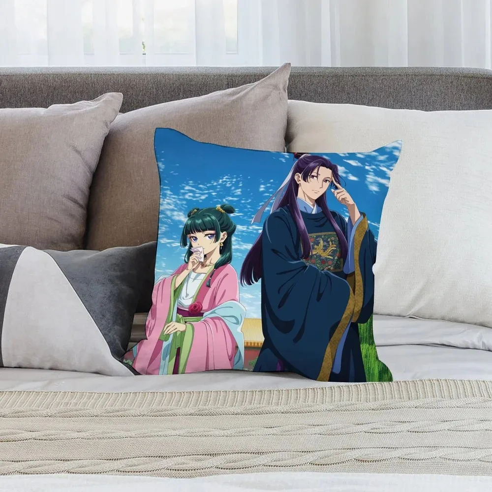 

Аниме «Дневники аптекартии», удобная и мягкая наволочка с принтом, домашний декор, диван, кресло, декор автомобиля, наволочка