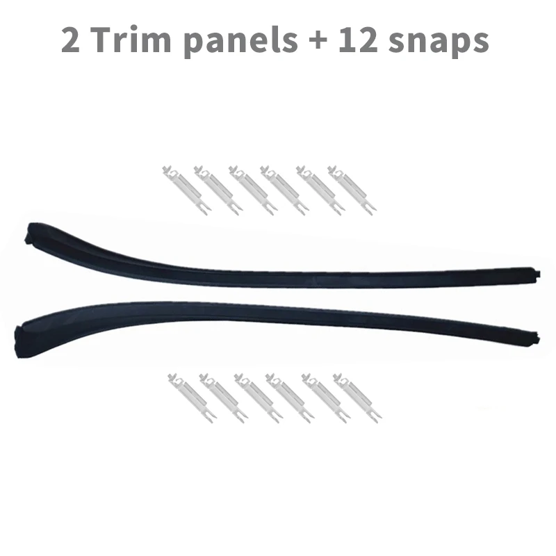 Pizgear For Peugeot, 308S nouveau 408 308 voiture avant pare-brise enveloppement coin garniture essuie-glace côté capot revêtement d'habillage couvercle 98072348XT 98072347XT Housse d'essuie-glace(1pc