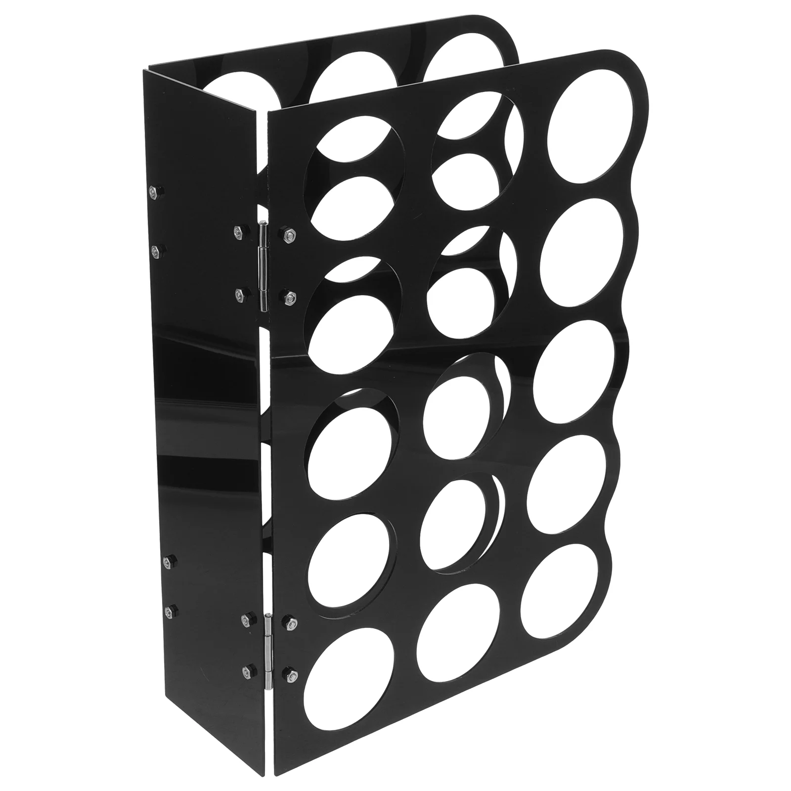 

Vinyl Storage Rack Craft Room Organizers and Acrylic Holder Holes Drawing Paper