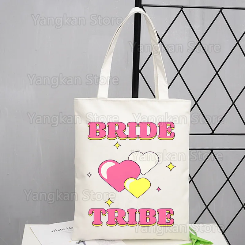 Bride Letter Wedding Bride To Be Bridal Hen Bachelorette Party Wedding Decoration Bridesmaid Print Reusable Picnic bag