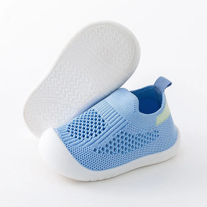 Baby Shoes Summer Thin Mesh Toddler Shoes Cute Cartoon Soft Rubber Sole Frist Walkers Cotton Girls Boys Kids Anti-Slip Shoe