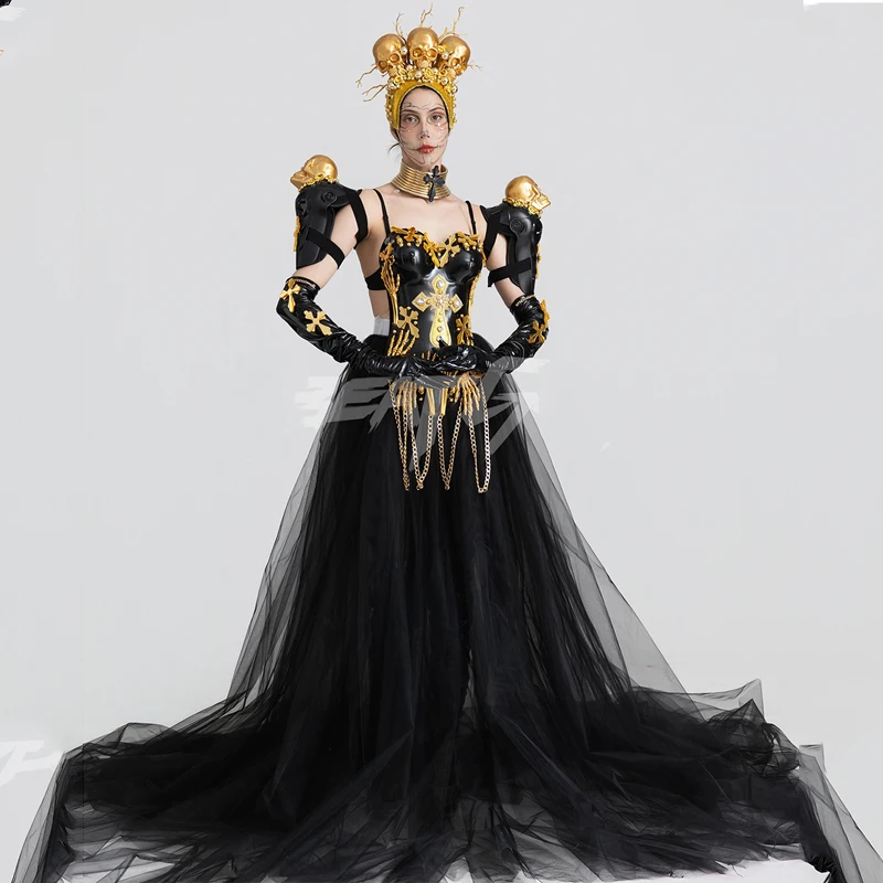 Seksowny strój tancerki gogo na Halloween, cosplay, taniec na rurze, odzież damska na imprezę, festiwal, strój do baru, klubu nocnego, rave'u XS10343