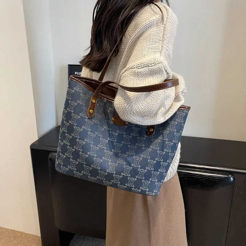 

Fashion Women Elegant Luxury Leather Shoulder Bag High End Tote Handbag Stylish Daily Crossbody