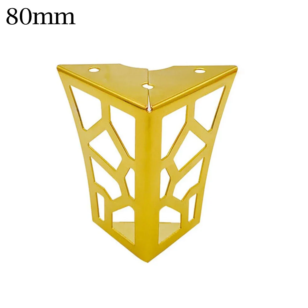 

Metal Furniture Legs 1.2mm 4 Pcs Cabinet Hollow Out Cabinet Stands Feet Replacement Foot Gold Black Silver Iron