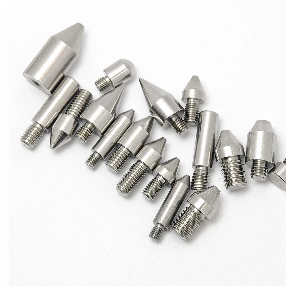 5Pcs M3 M4 M5 M6 Stainless Steel External Thread Conical Positioning Column 5x15mm~8x15xM6 for Precision Assembly