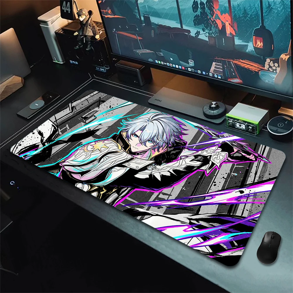 

Gaming Mouse Pad Genshin Impact Alhaitham Large Mousepad Gamer Desktop Decoration Desk Mat Rubber Mouse Mat Non-Slip Table Pads