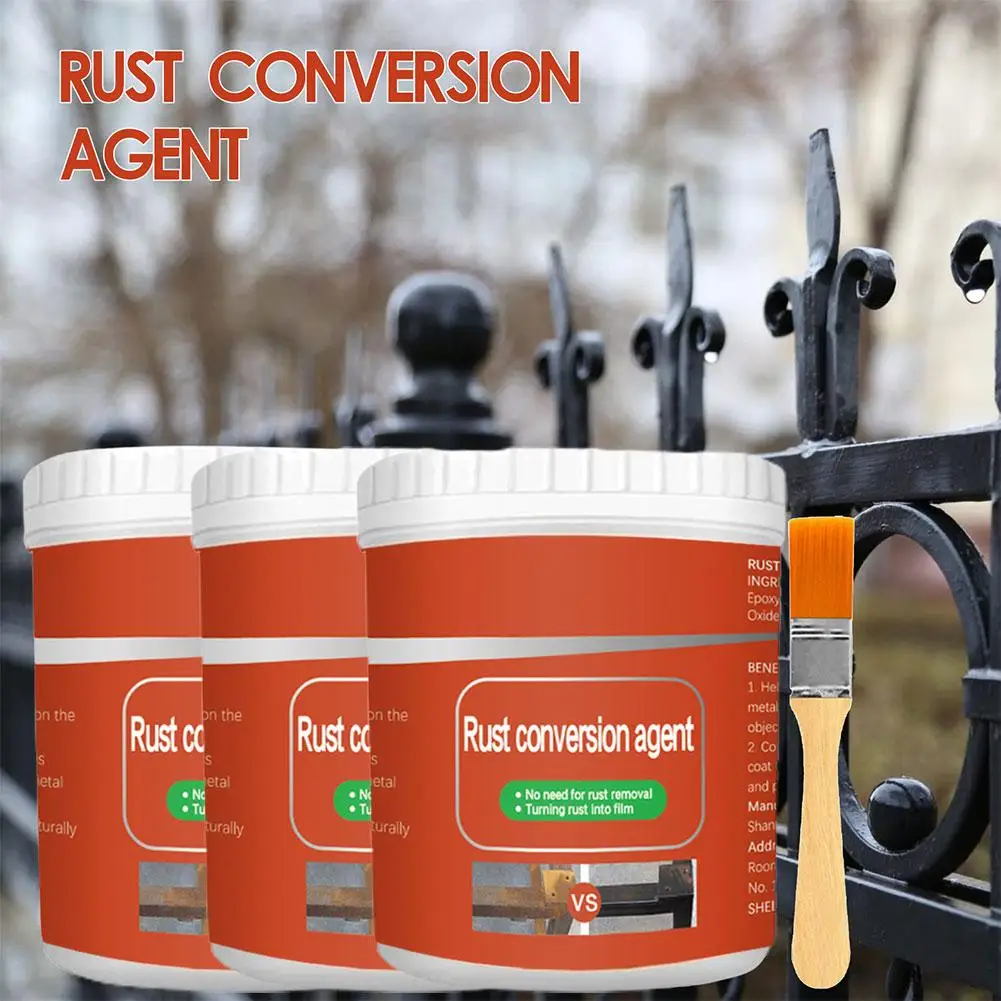 1/2/3PCS Metal Rust Remover Rust Conversion Agent Waterproof Anti-Rust Paint Fast Acting Non-Flammable Professional Rust Inhibit