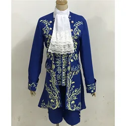 Prince Beast Cosplay Costume Outfit Halloween Carnival Costumes for Adult Cosplay Costume Coat+vest+shirt+bow tie+pants
