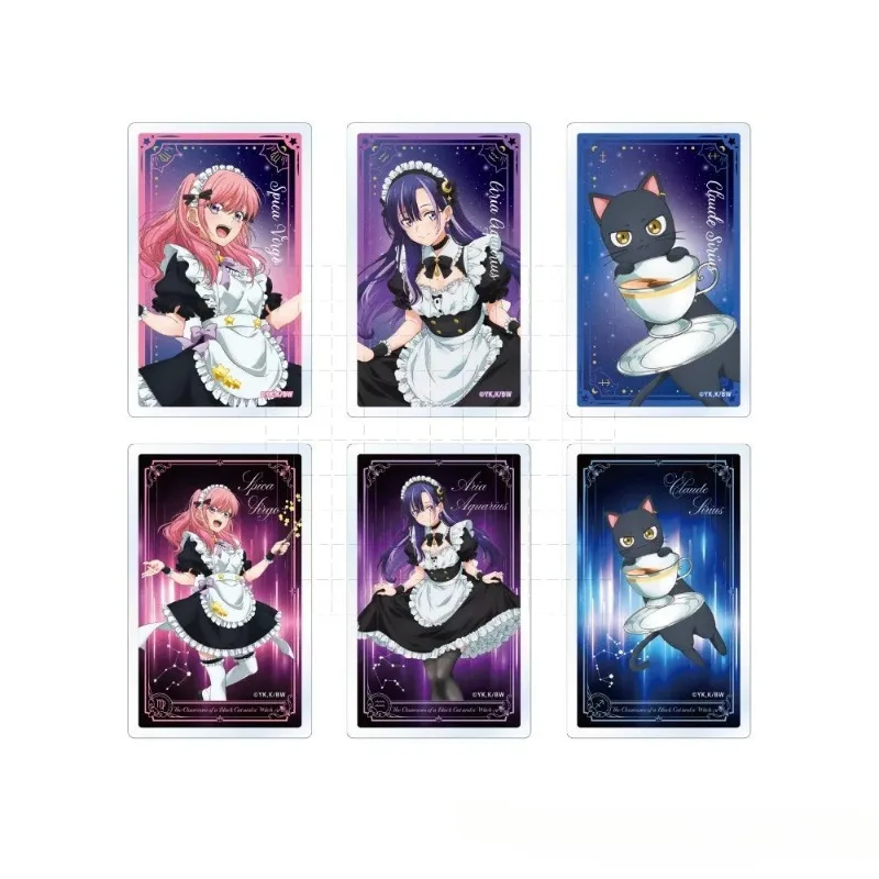 Spica Virgo Claude Sirius Aria Aquarius Cute Acrylic Standee Card Keychain Anime Merchandise Toy Gift D
