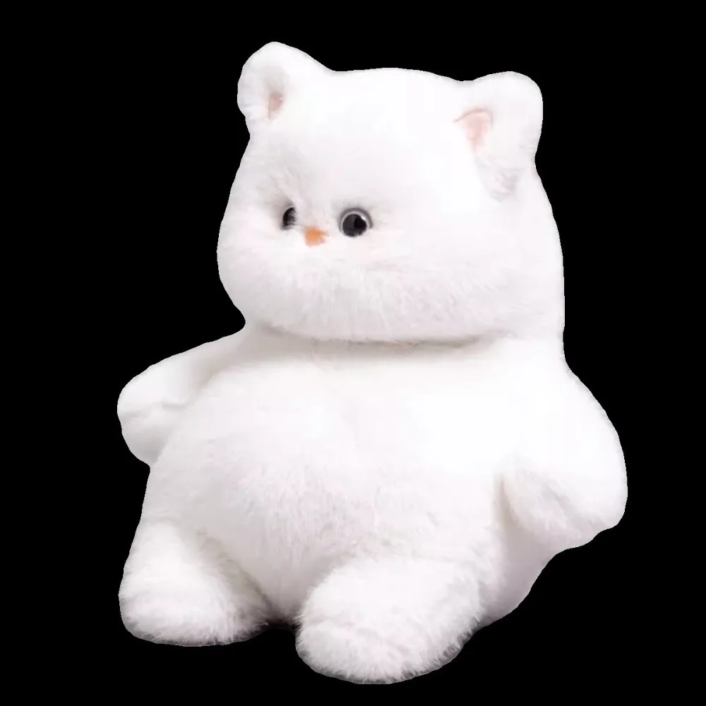 Fashion 35cm Big Chubb Grey Cat Plushie Plush Creative Stuffed Animal Pillow Cute Super Soft Cat Doll