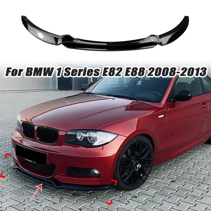 

Для BMW 1 серии E82 E88 2008-2013 автомобильный передний бампер, передний нижний спойлер, диффузор, внешняя защита, модификация, аксессуары