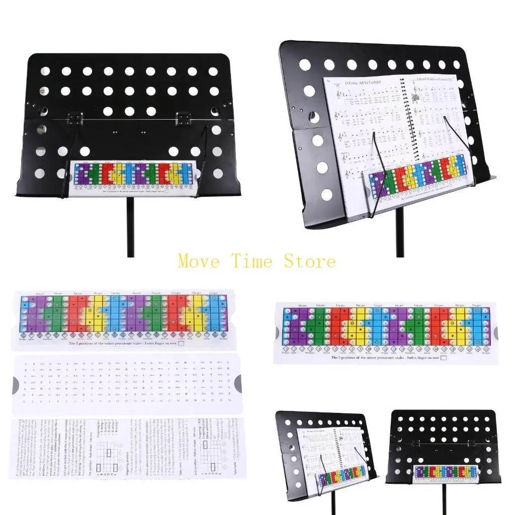 

92ME Guitar Scales Sliding Ruler Pentatonic Sliding Ruler for Beginners Professionals