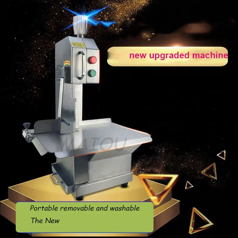 เครื่องเลื่อยกระดูกสแตนเลส เครื่องตัดกระดูก เครื่องตัดเนื้อปลาแช่แข็งไฟฟ้า