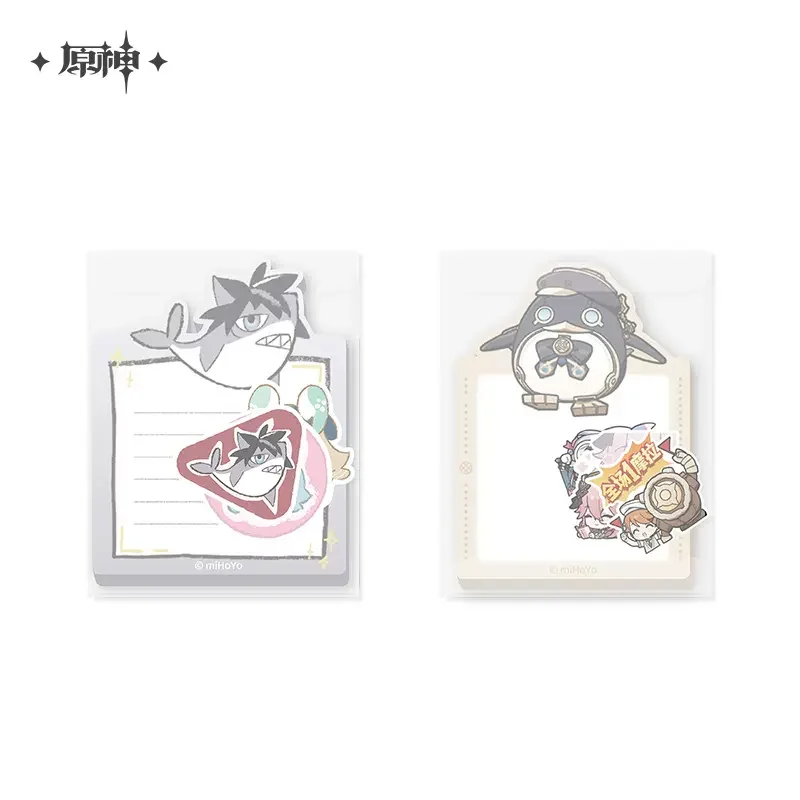 

Sunsyea Genshin Impact Official Merch miHoYo Original 2024 JNXJ Theme Series Sticky Notes Stickers Set